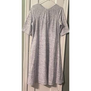 Blue/Gray Marled Knit Dress